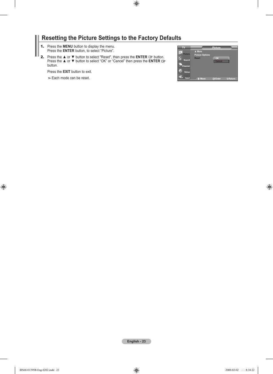Samsung LN22A450C1DXZA User Manual | Page 25 / 121