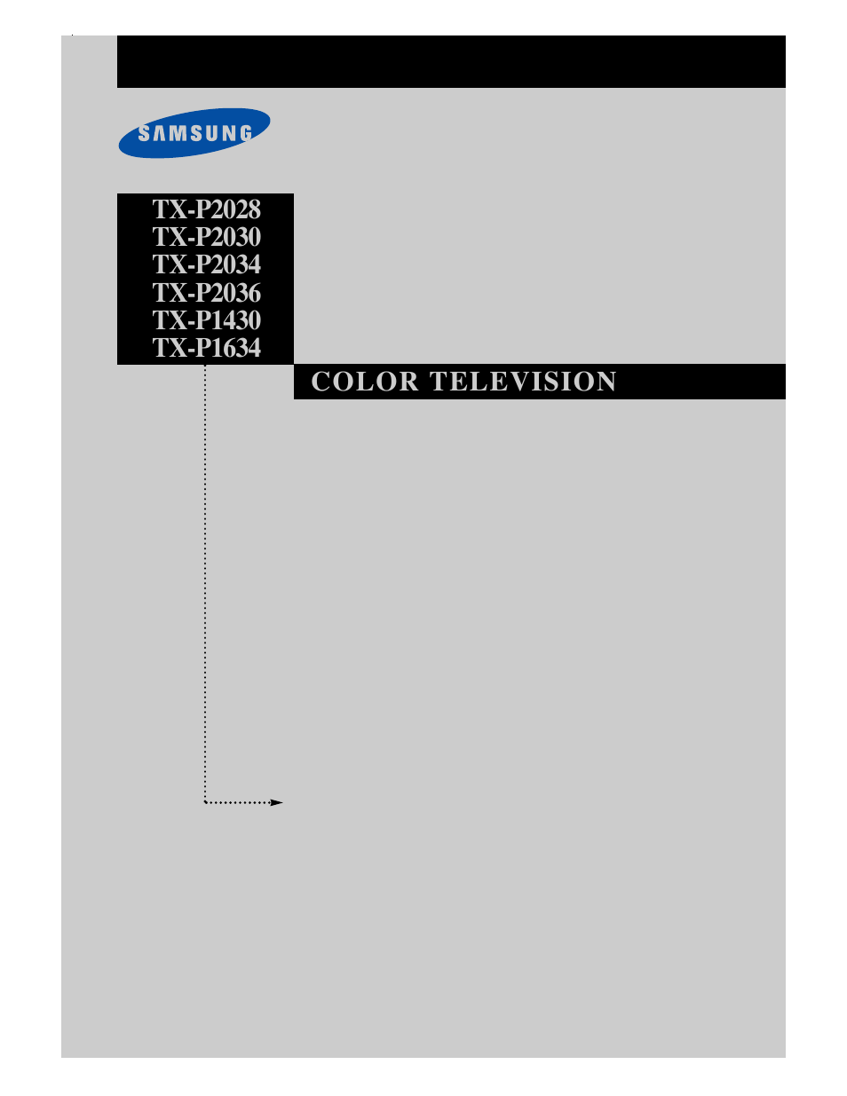 Samsung TXP1430X-XAA User Manual | 52 pages