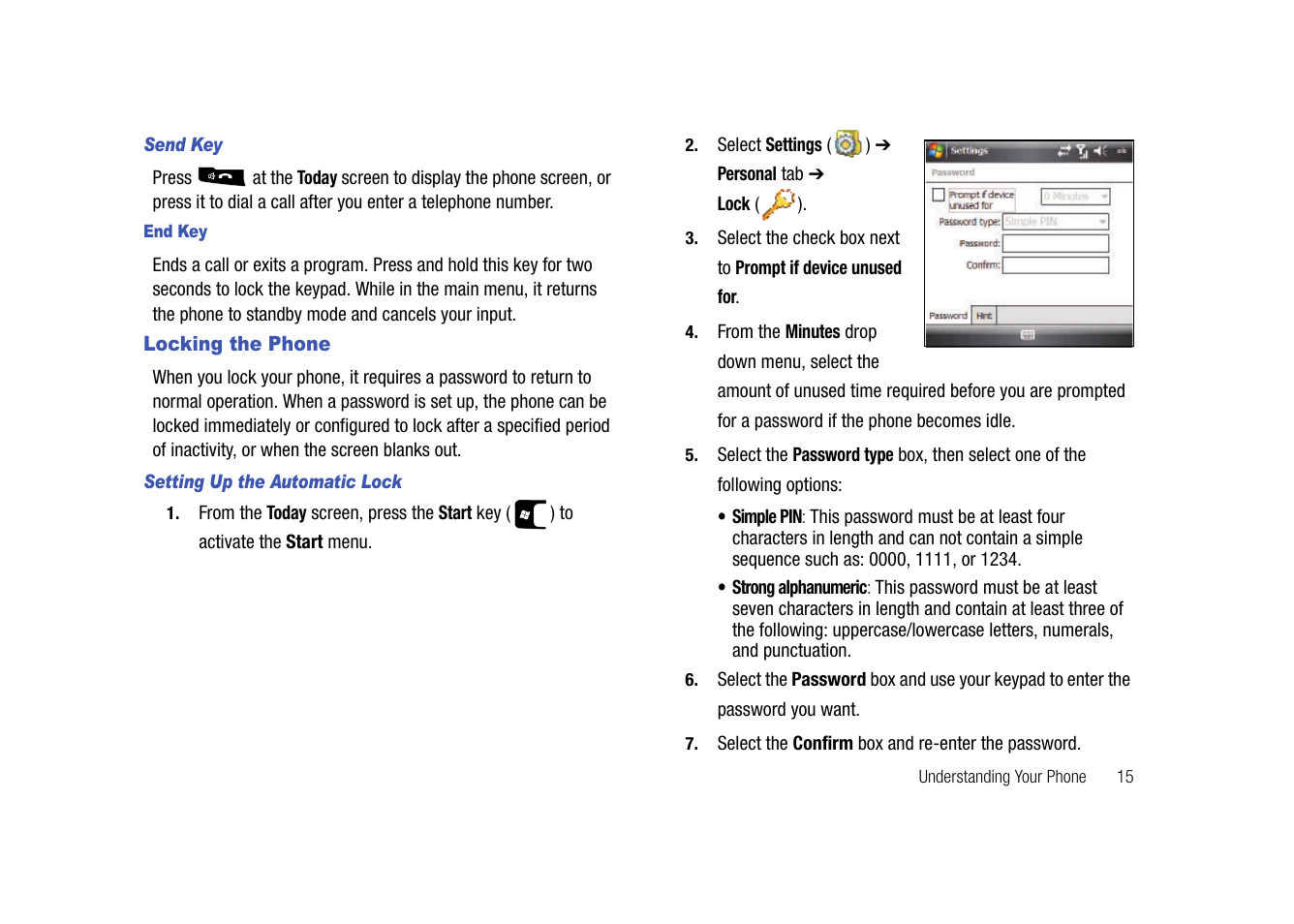 Locking the phone | Samsung SGH-I907ZKAATT User Manual | Page 26 / 176