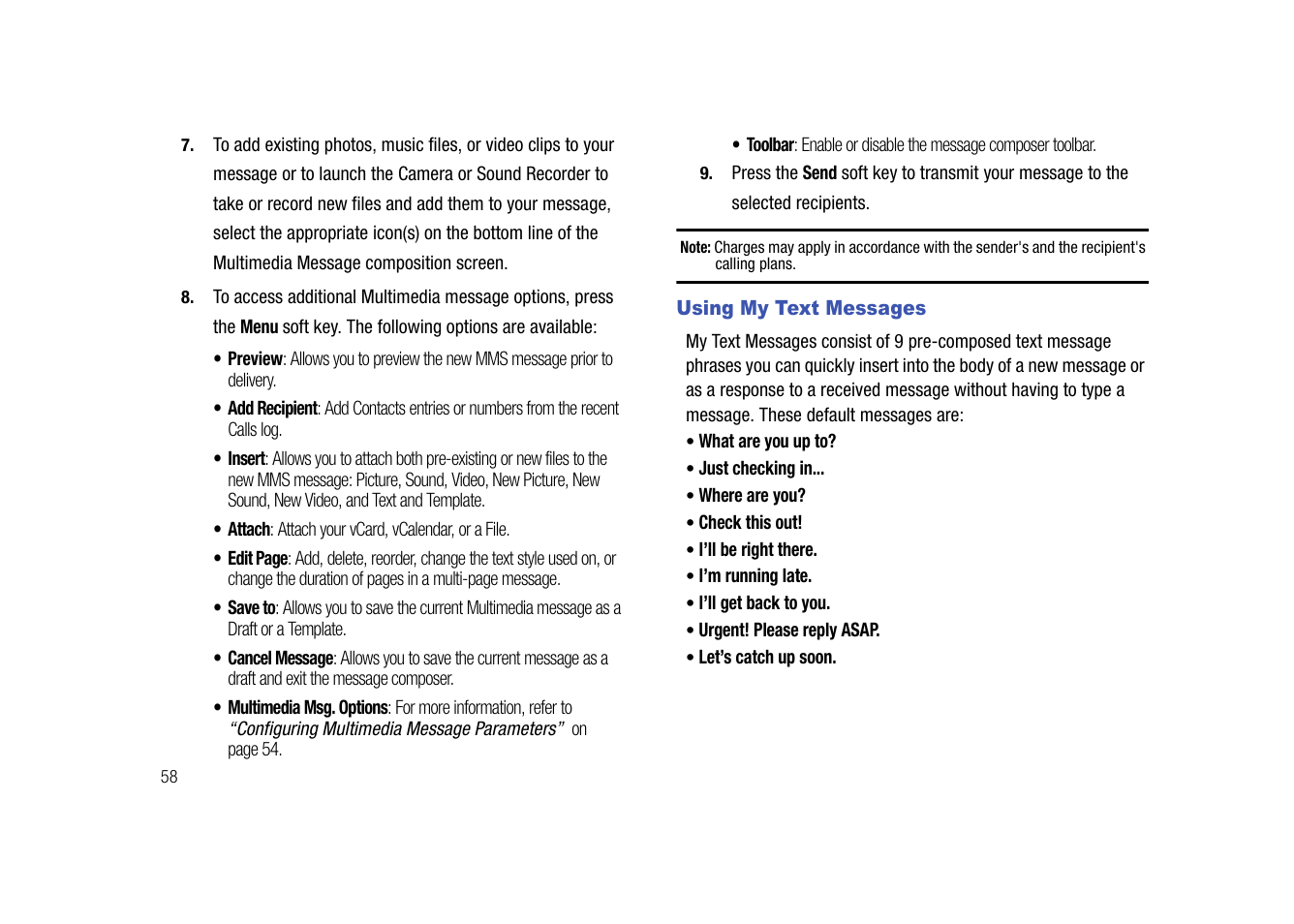 Using my text messages | Samsung SGH-I907ZKAATT User Manual | Page 69 / 176