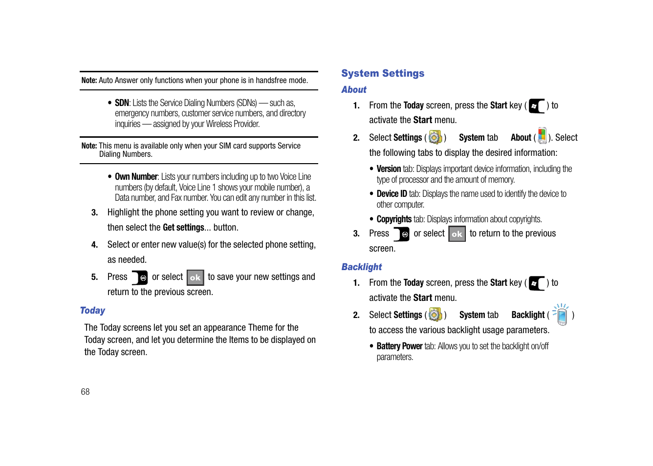 System settings, For more information, refer | Samsung SGH-I907ZKAATT User Manual | Page 79 / 176