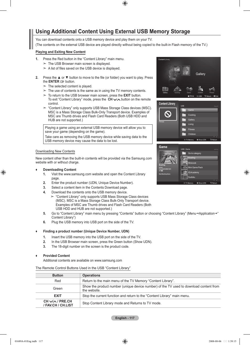 Samsung LN46A950D1FXZA User Manual | Page 119 / 155