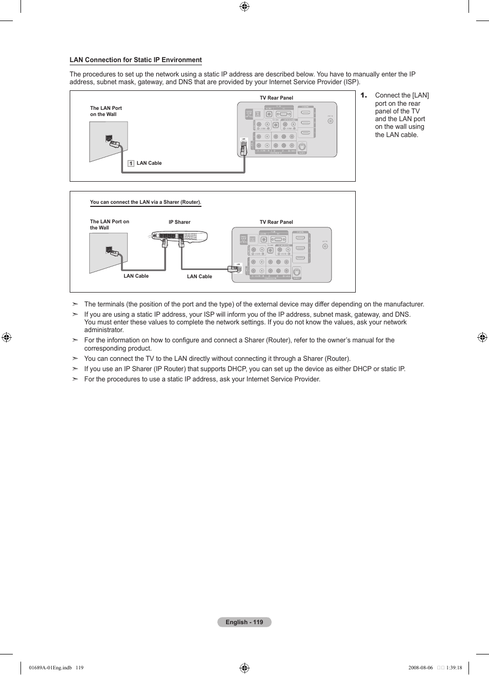 Samsung LN46A950D1FXZA User Manual | Page 121 / 155
