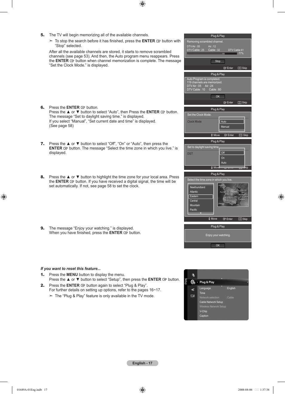 Samsung LN46A950D1FXZA User Manual | Page 19 / 155