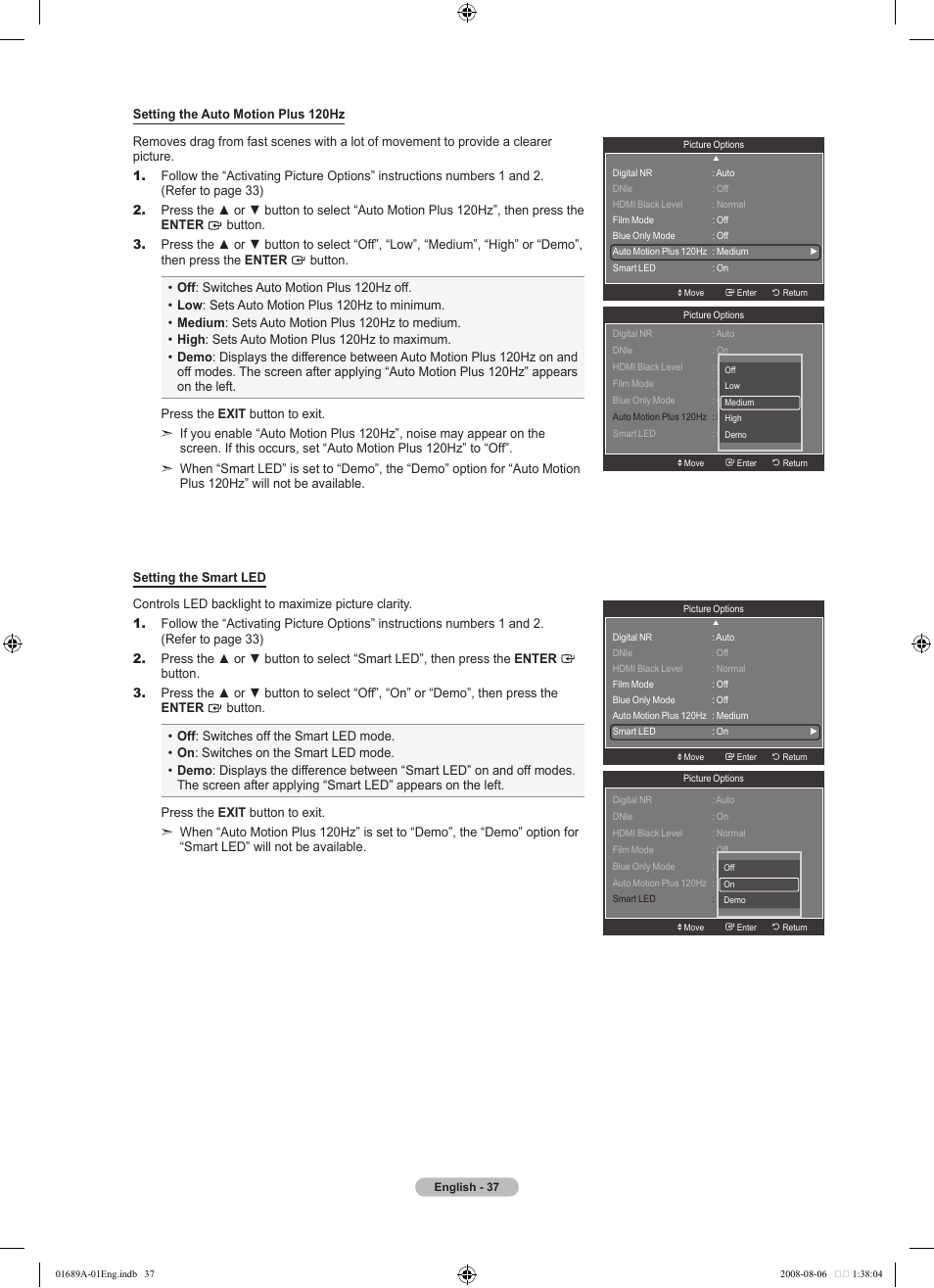 Samsung LN46A950D1FXZA User Manual | Page 39 / 155