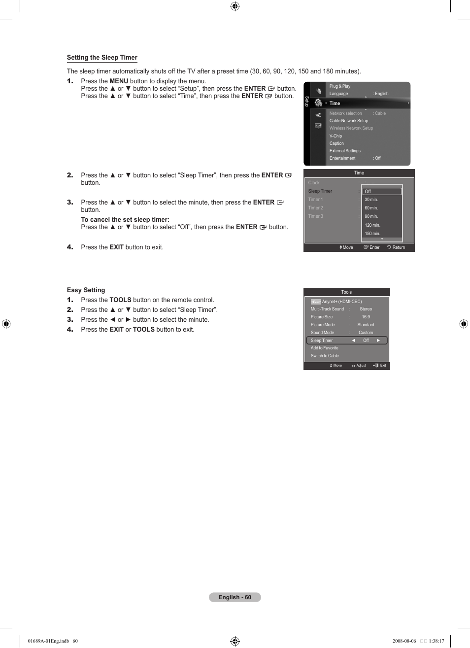 Samsung LN46A950D1FXZA User Manual | Page 62 / 155