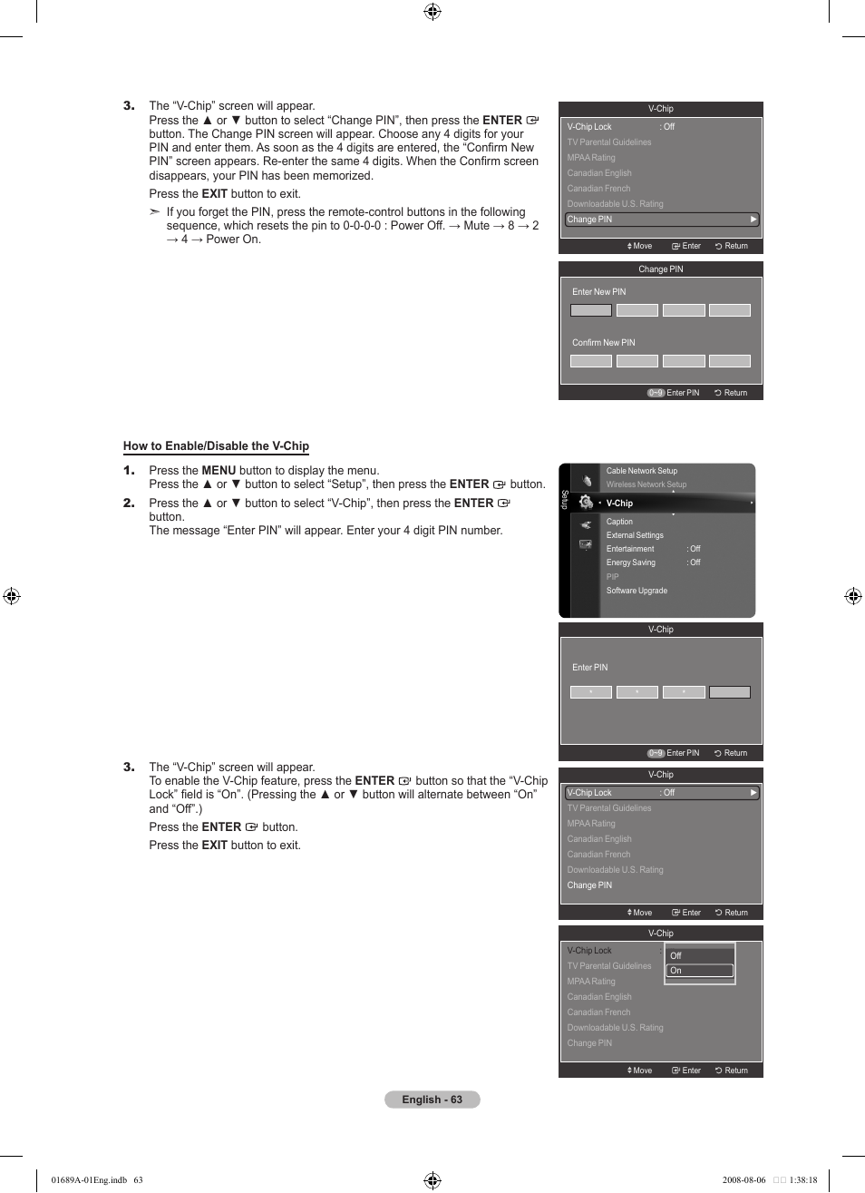 Samsung LN46A950D1FXZA User Manual | Page 65 / 155
