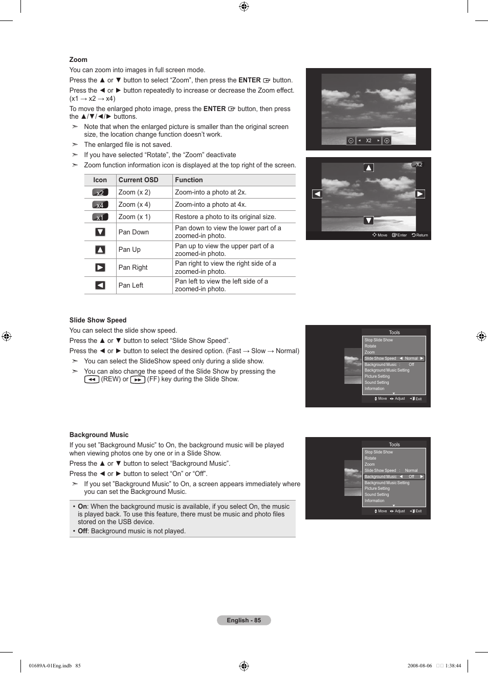 Samsung LN46A950D1FXZA User Manual | Page 87 / 155