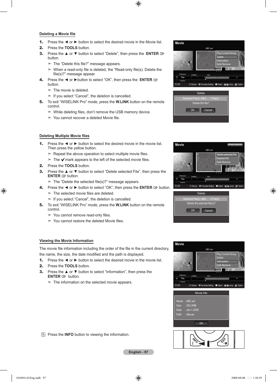 Samsung LN46A950D1FXZA User Manual | Page 99 / 155