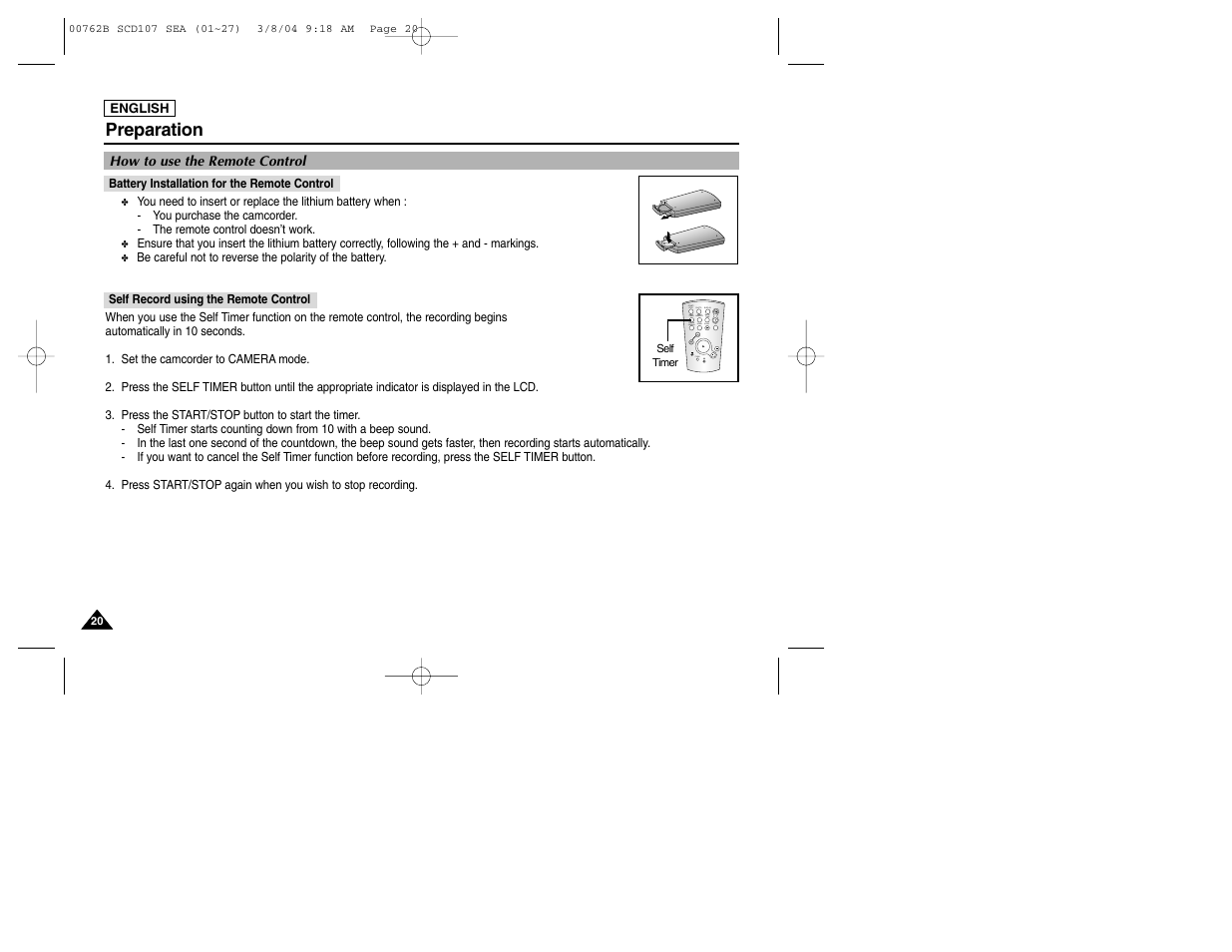 Samsung SC-D107-XAP User Manual | Page 24 / 113