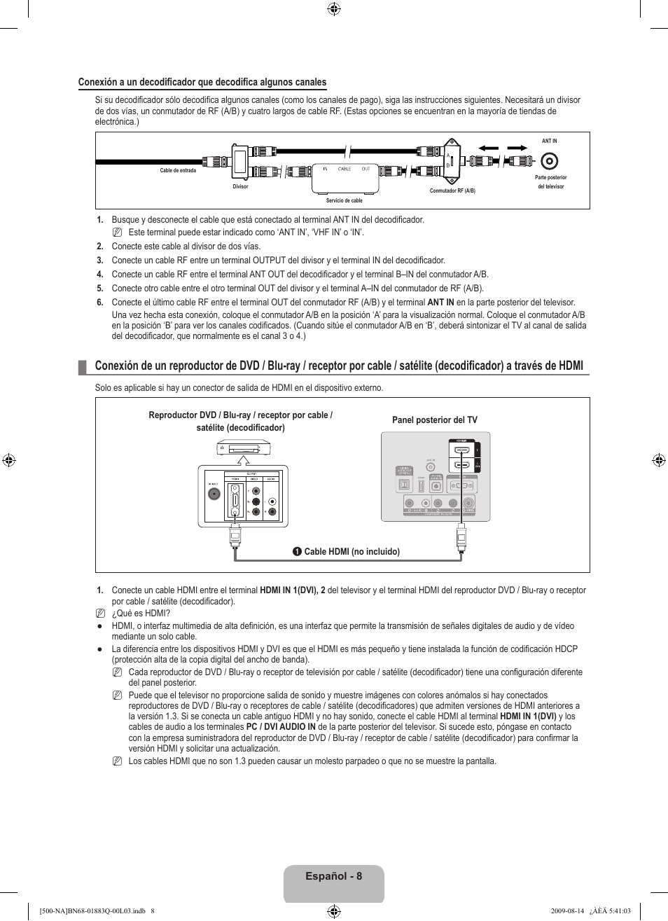 Samsung LN40B500P3FXZA User Manual | Page 52 / 128