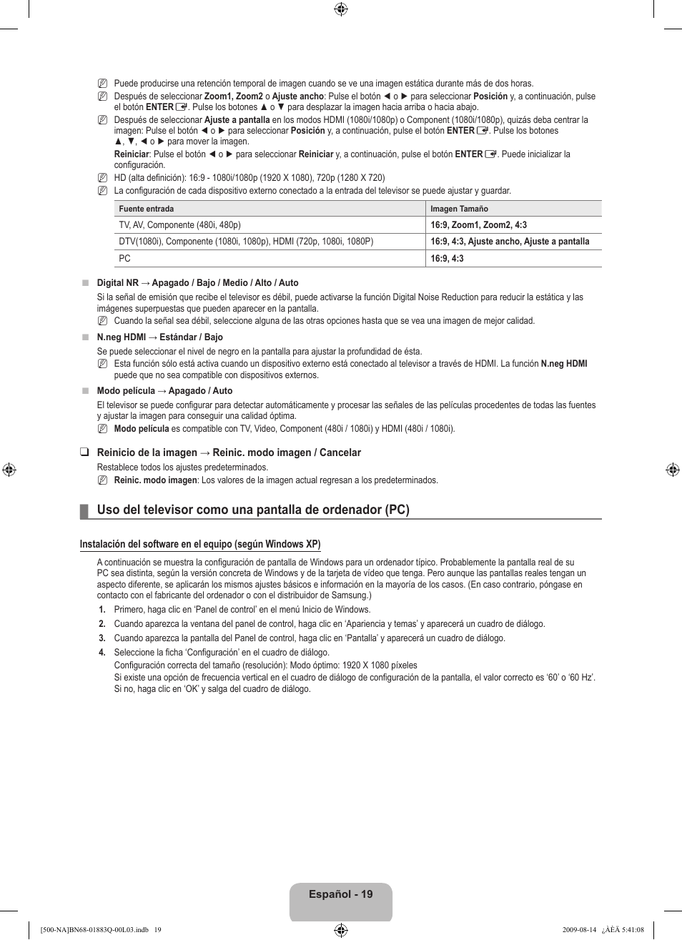 Samsung LN40B500P3FXZA User Manual | Page 63 / 128