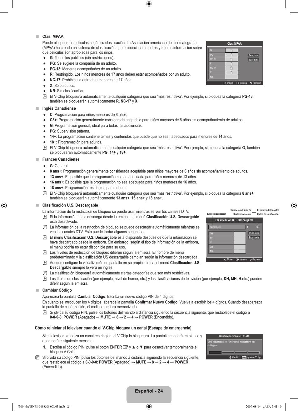 Samsung LN40B500P3FXZA User Manual | Page 68 / 128