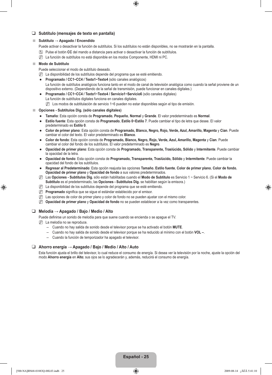 Samsung LN40B500P3FXZA User Manual | Page 69 / 128