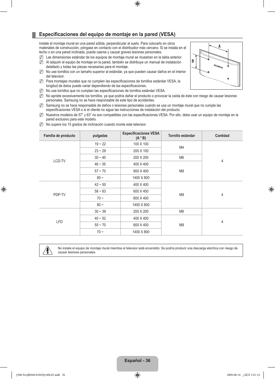 Samsung LN40B500P3FXZA User Manual | Page 80 / 128