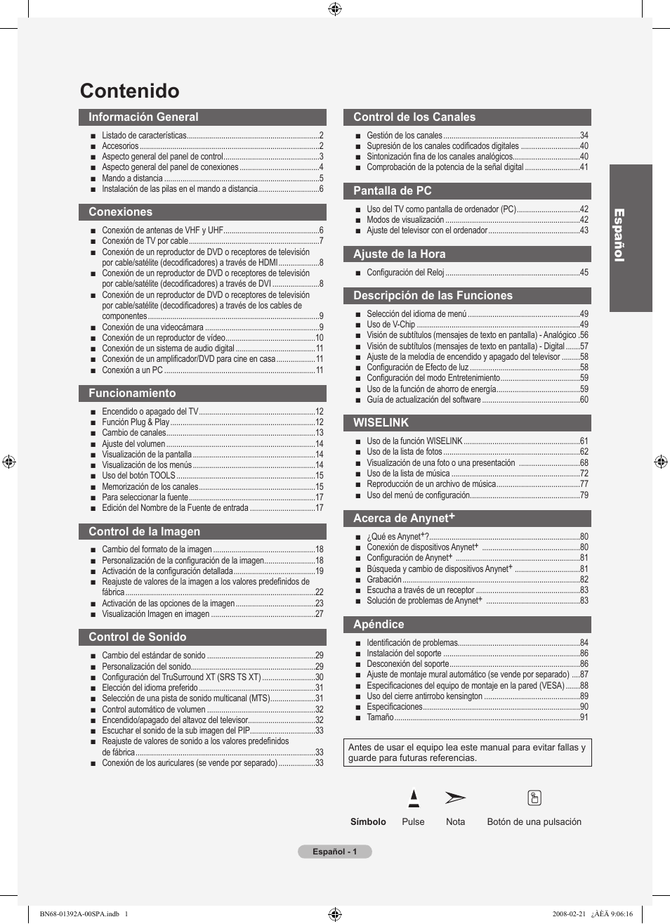 Samsung LN37A550P3FXZA User Manual | Page 107 / 201
