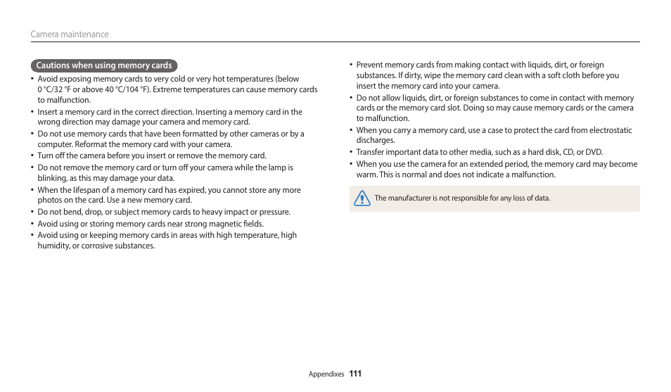 Samsung EC-WB110ZBARUS User Manual | Page 112 / 132