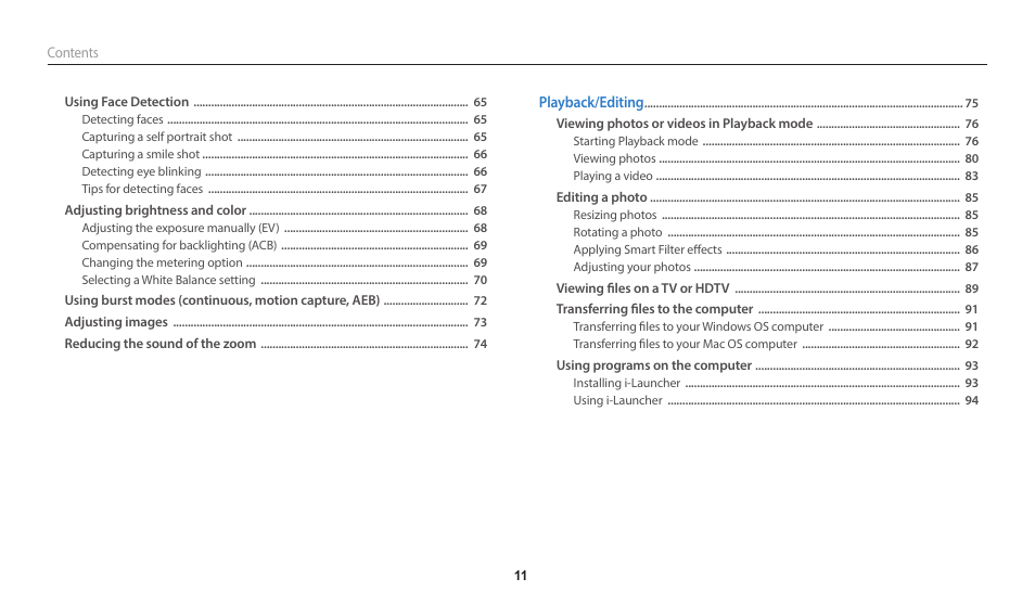 Samsung EC-WB110ZBARUS User Manual | Page 12 / 132