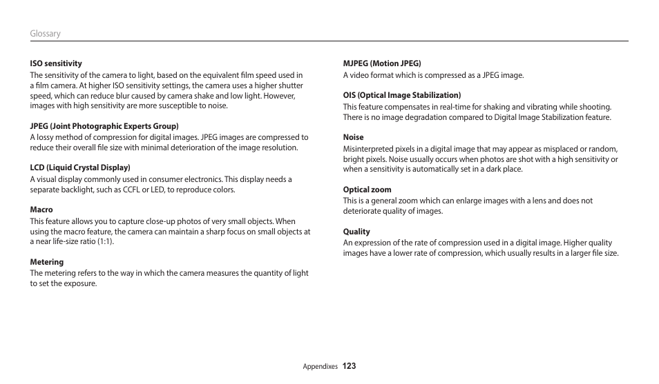 Samsung EC-WB110ZBARUS User Manual | Page 124 / 132