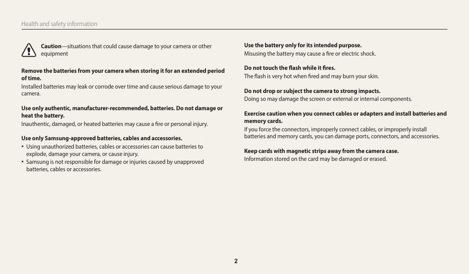 Samsung EC-WB110ZBARUS User Manual | Page 3 / 132