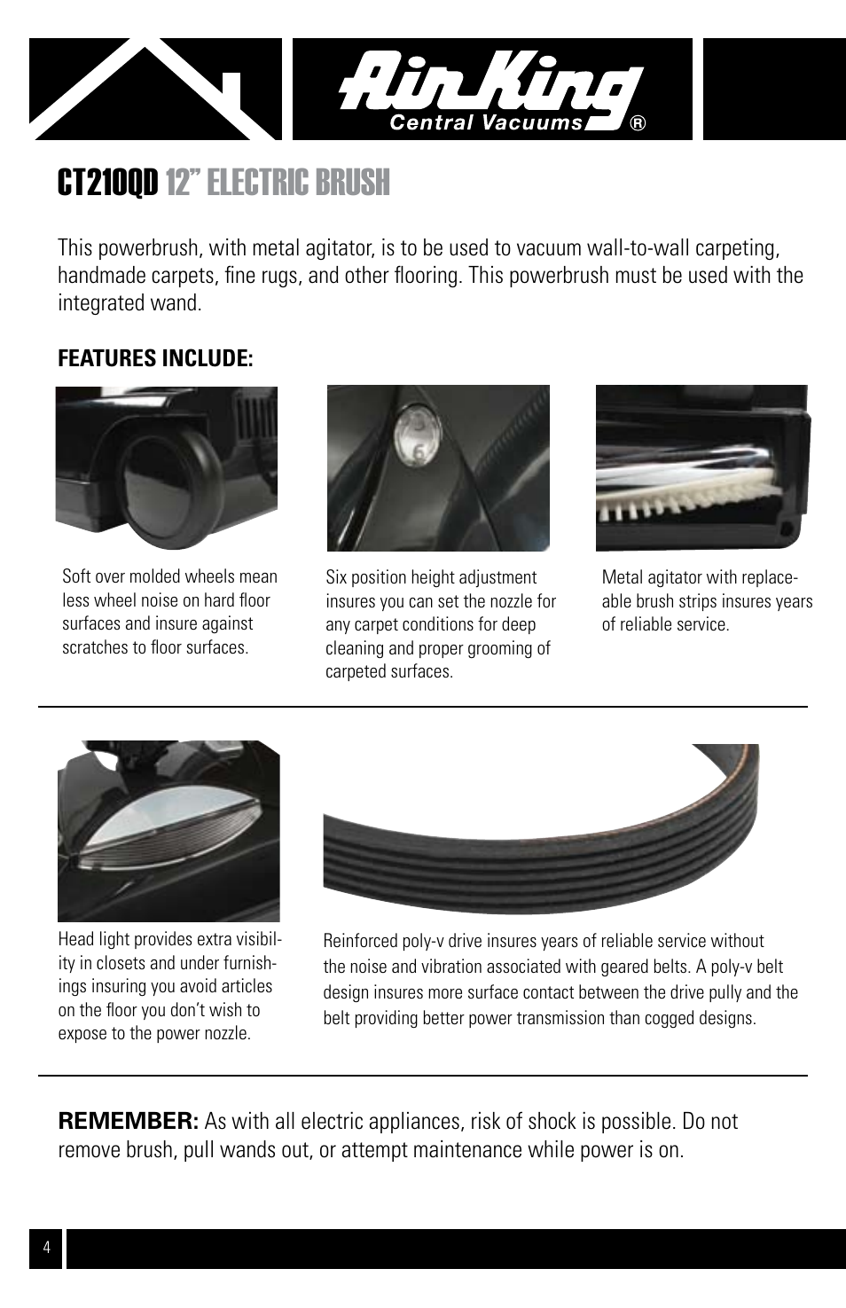 Air King CVS-21E User Manual | Page 4 / 12