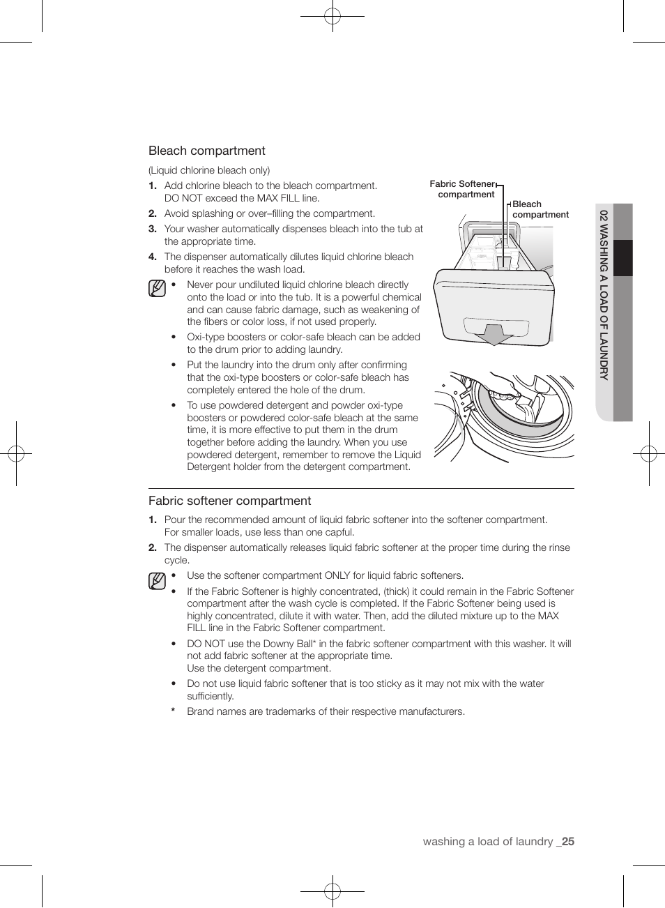 Samsung WF361BVBEWR-A1 User Manual | Page 25 / 132