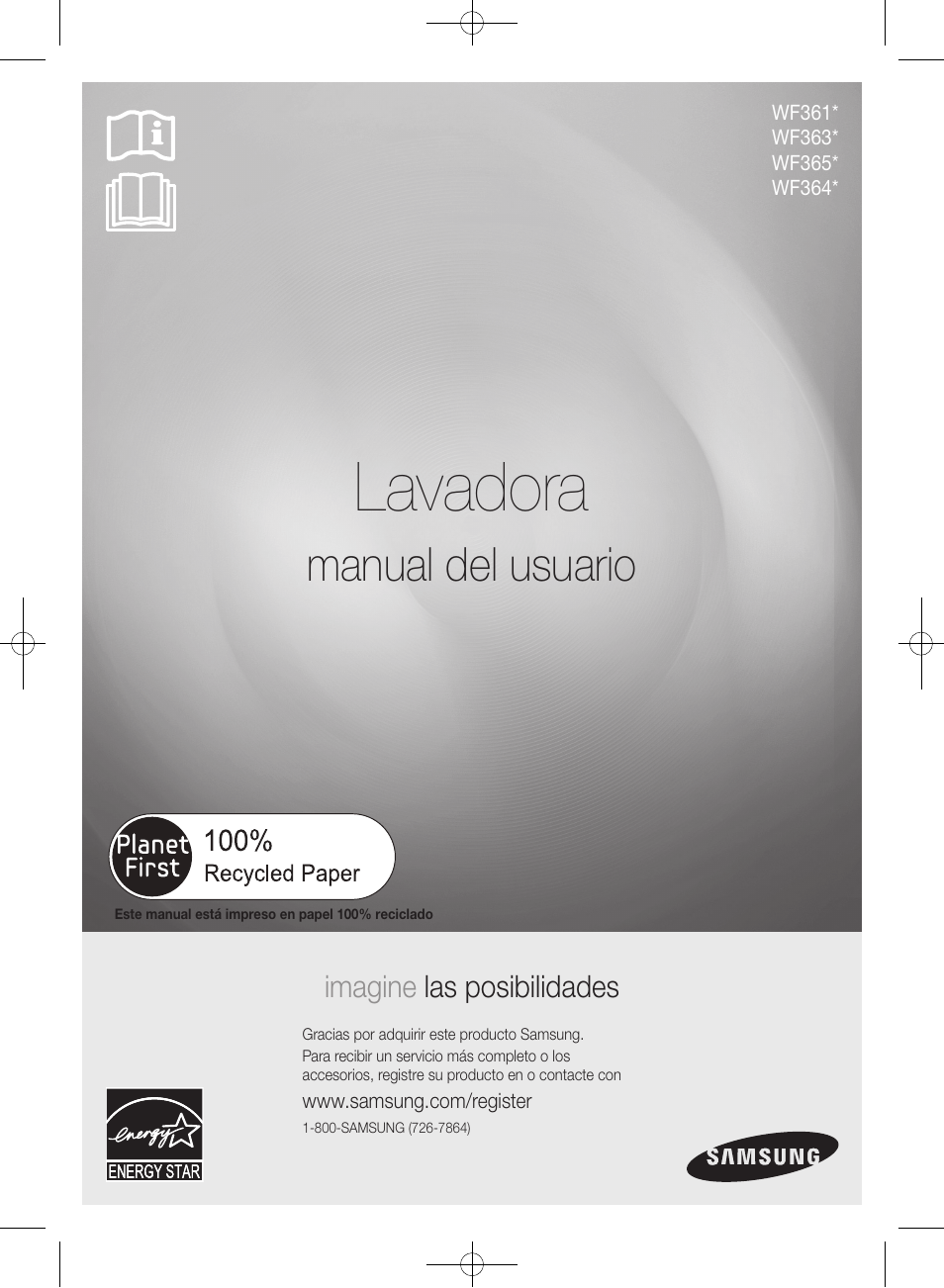 Wf361_363_365-02832j-06_mes.pdf, Lavadora, Manual del usuario | Imagine las posibilidades | Samsung WF361BVBEWR-A1 User Manual | Page 45 / 132