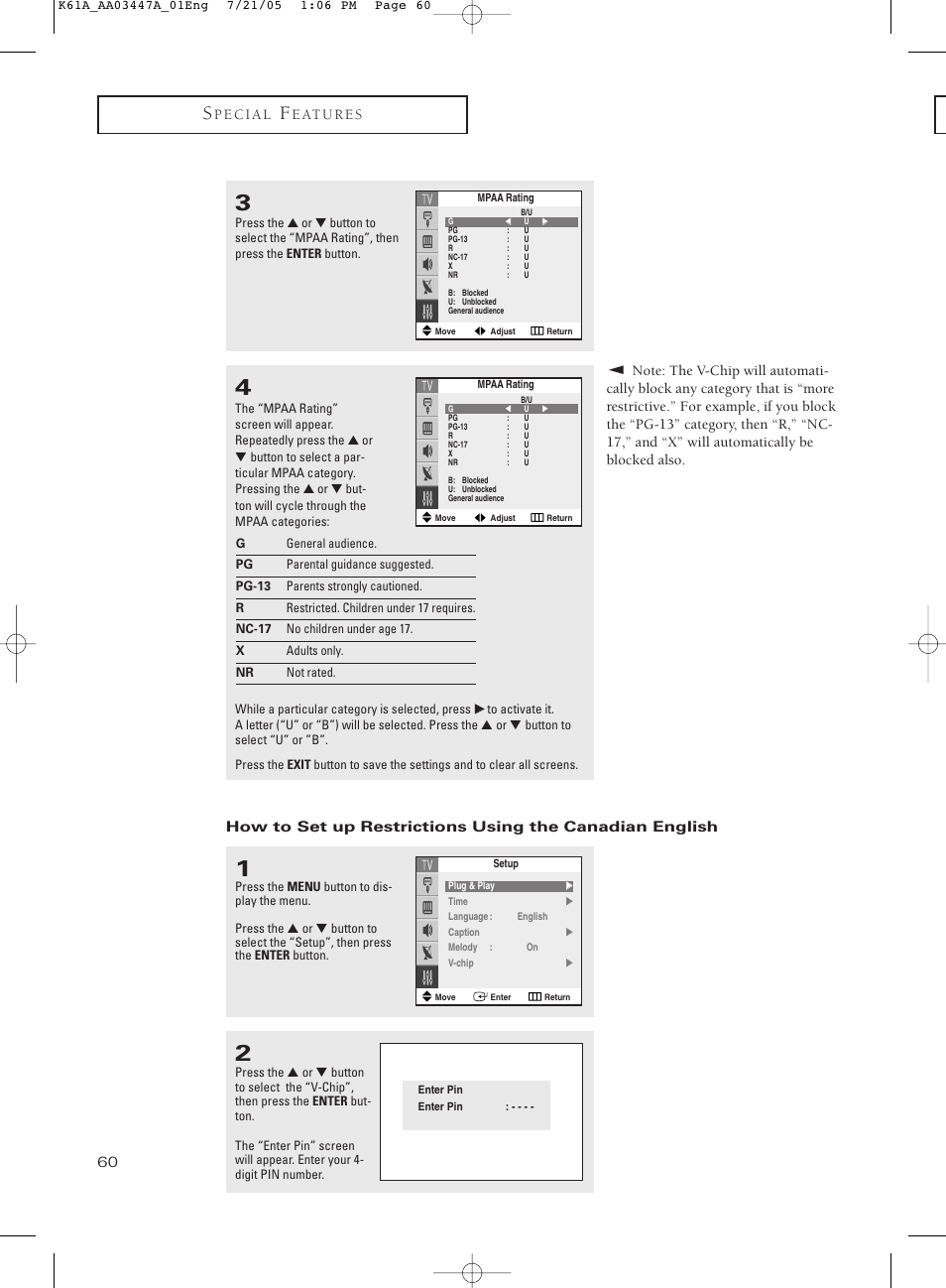 Samsung TXP3266X-XAA User Manual | Page 60 / 68