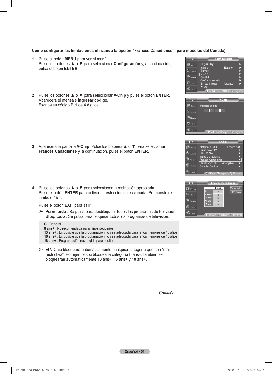 Samsung PN50A460S4DXZA User Manual | Page 135 / 150