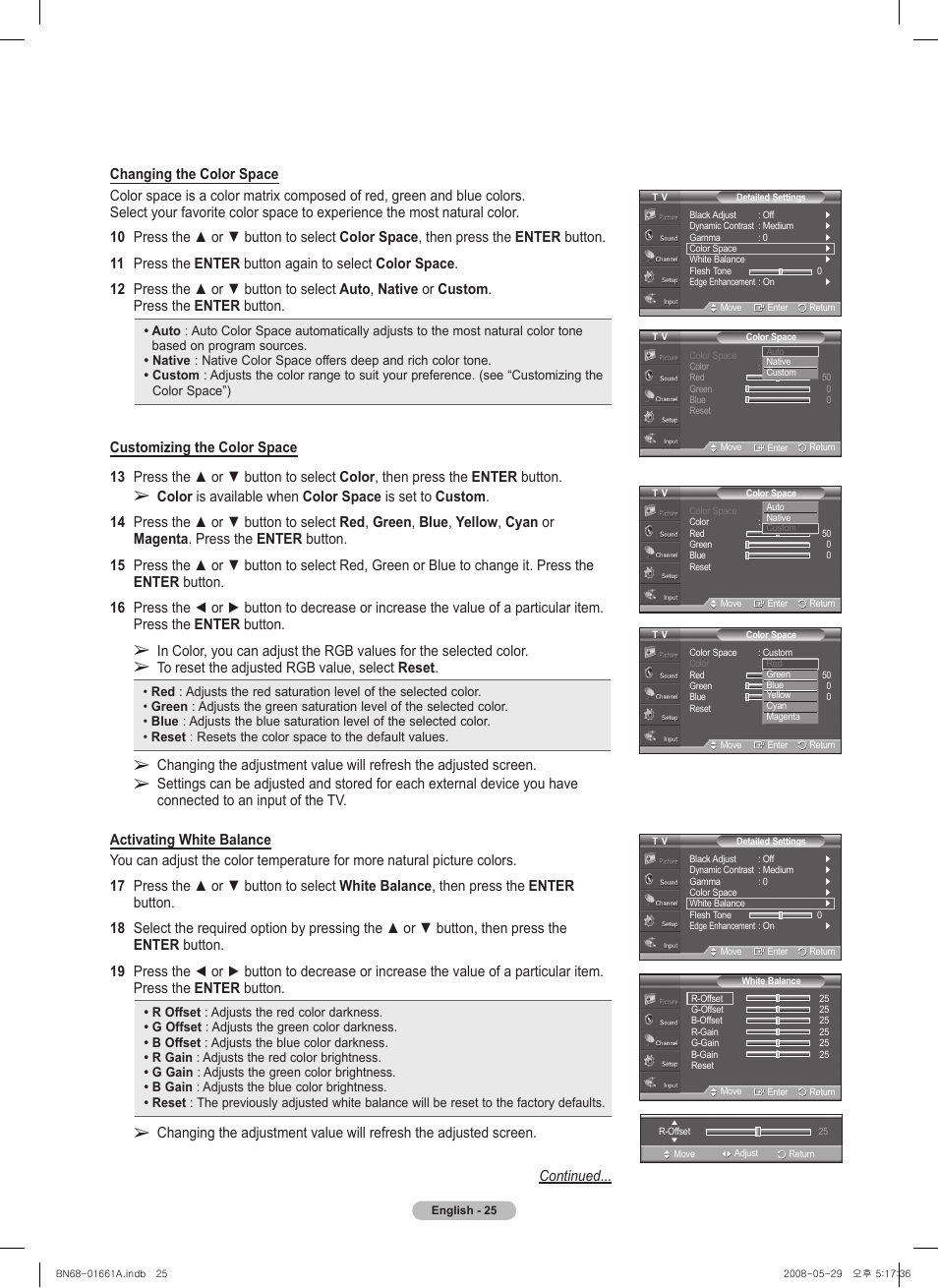 Samsung PN50A460S4DXZA User Manual | Page 25 / 150