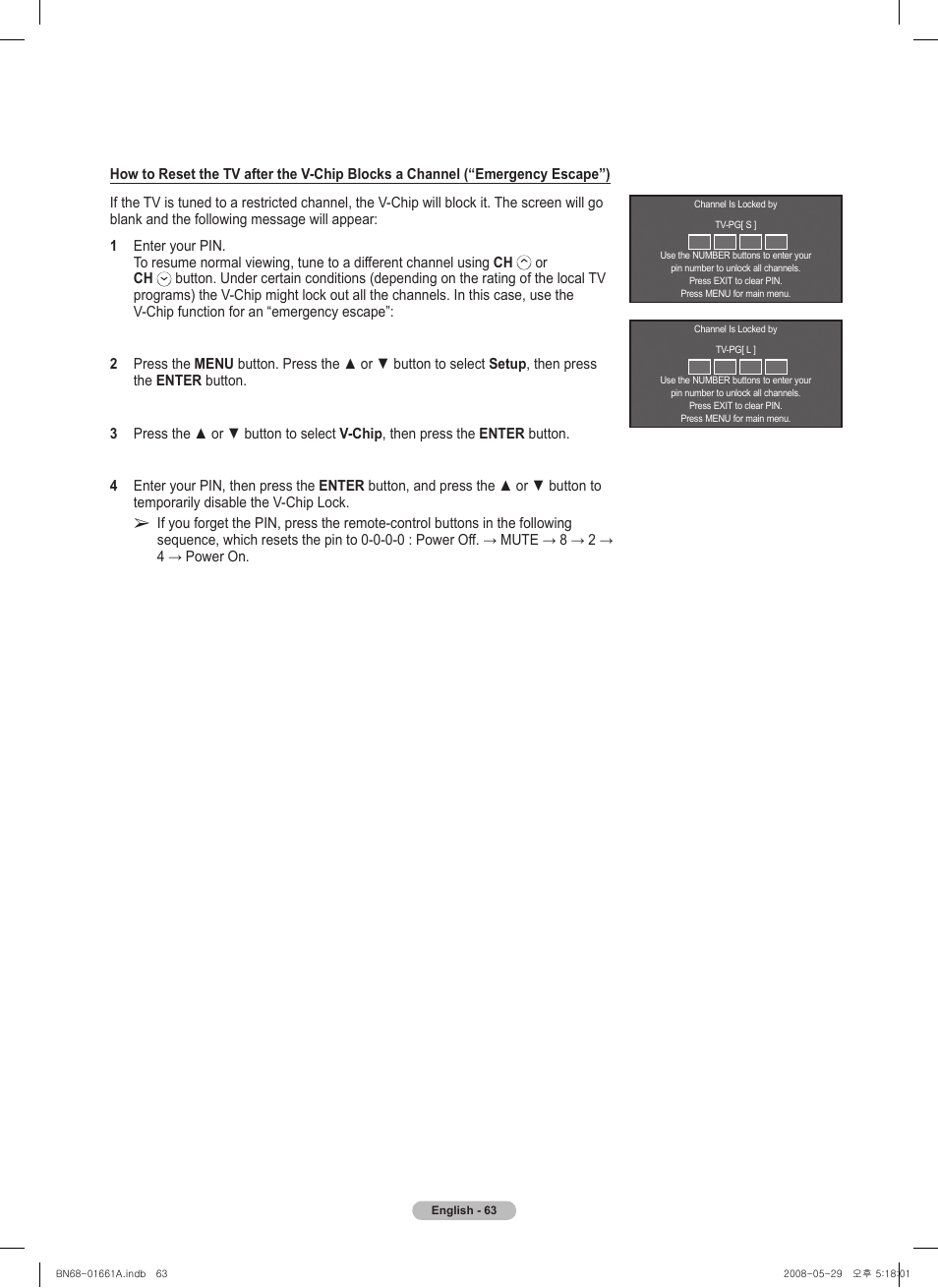Samsung PN50A460S4DXZA User Manual | Page 63 / 150