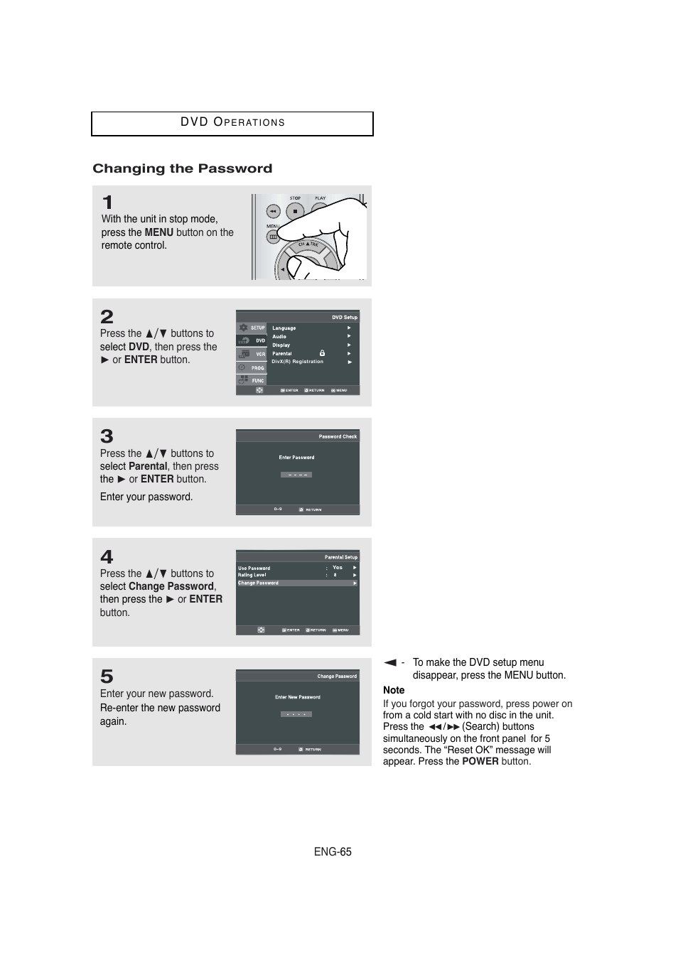 Samsung DVD-V5650B-XAA User Manual | Page 65 / 92