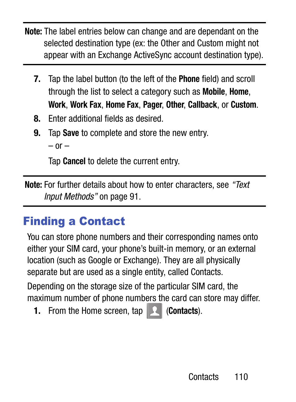 Finding a contact | Samsung SM-S975LZKATFN User Manual | Page 117 / 479