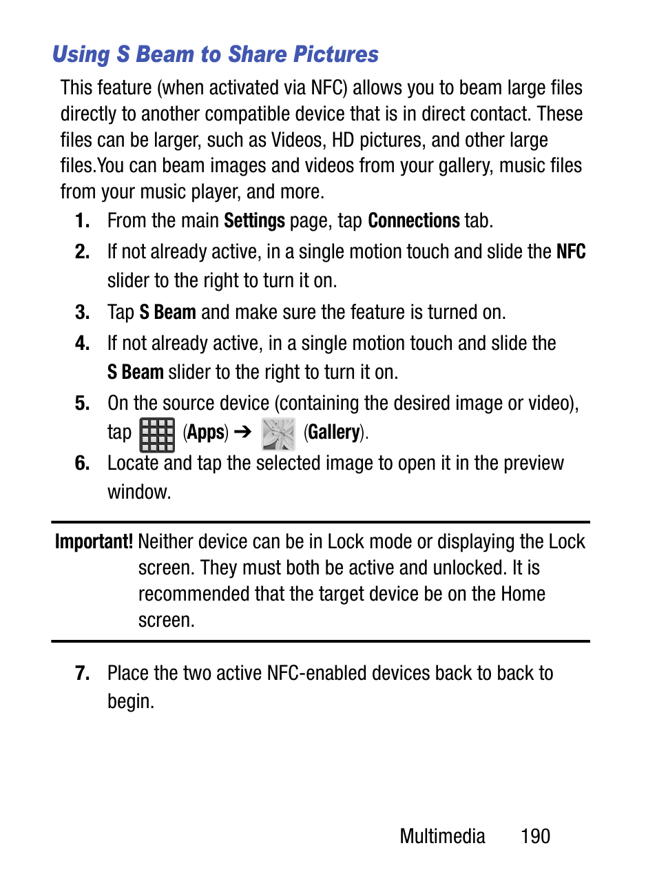 Using s beam to share pictures | Samsung SM-S975LZKATFN User Manual | Page 197 / 479