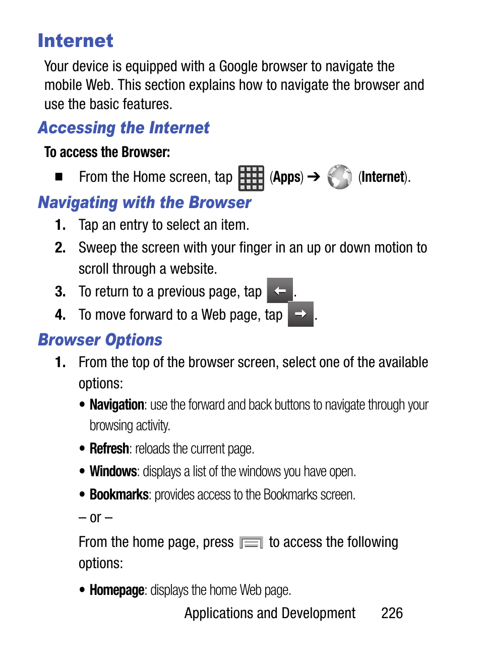Internet | Samsung SM-S975LZKATFN User Manual | Page 233 / 479