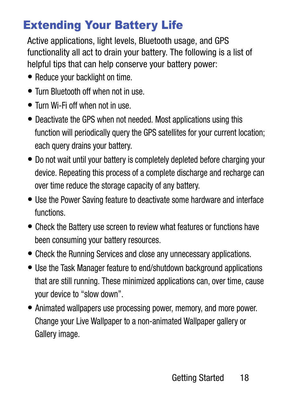 Extending your battery life | Samsung SM-S975LZKATFN User Manual | Page 25 / 479