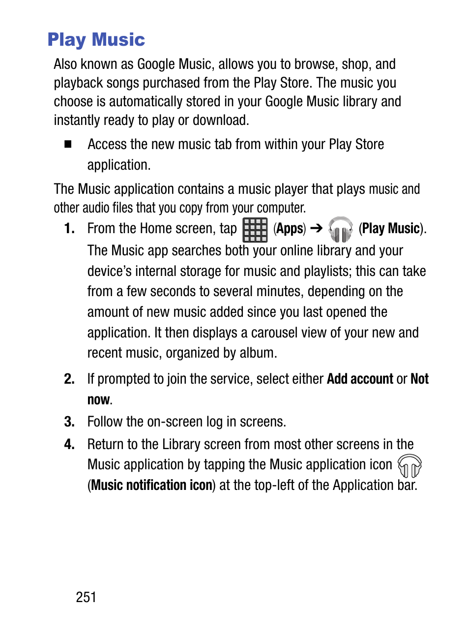 Play music | Samsung SM-S975LZKATFN User Manual | Page 258 / 479