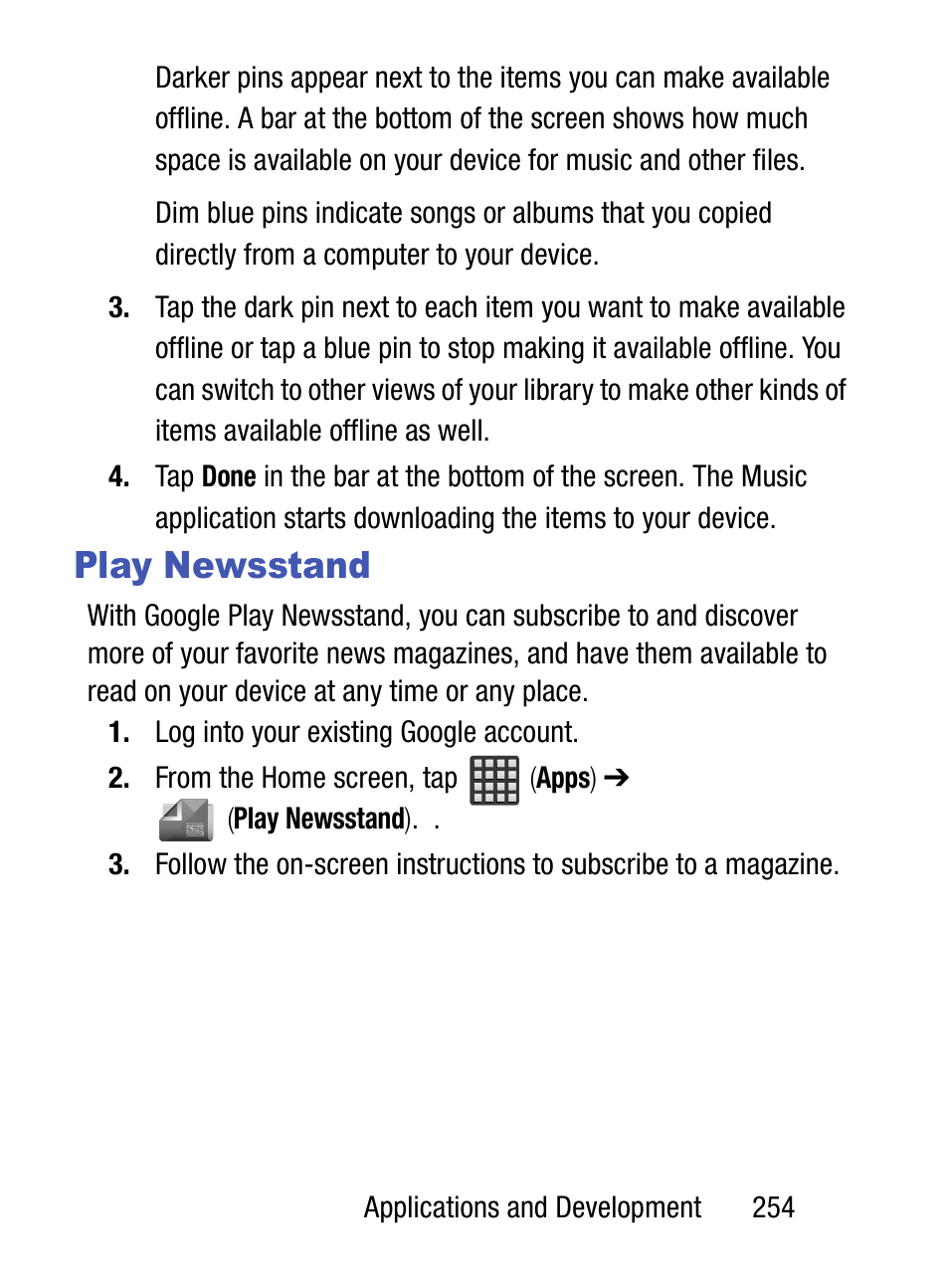 Play newsstand | Samsung SM-S975LZKATFN User Manual | Page 261 / 479