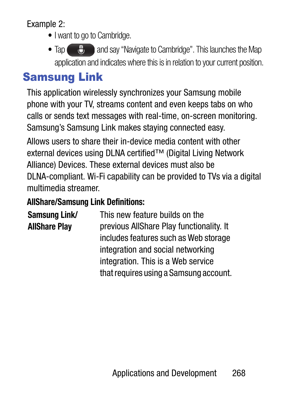 Samsung link | Samsung SM-S975LZKATFN User Manual | Page 275 / 479