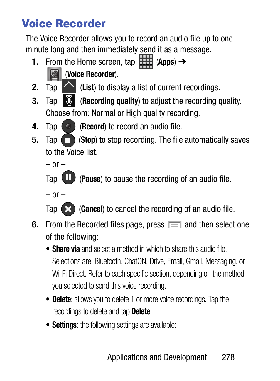 Voice recorder | Samsung SM-S975LZKATFN User Manual | Page 285 / 479