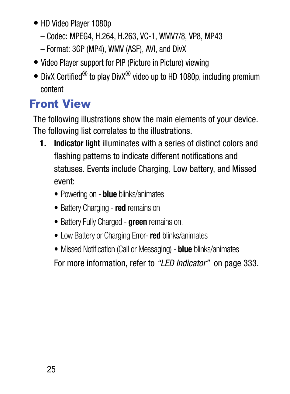 Front view | Samsung SM-S975LZKATFN User Manual | Page 32 / 479
