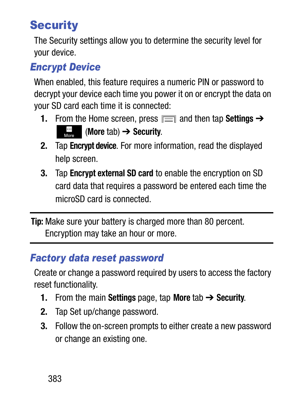 Security | Samsung SM-S975LZKATFN User Manual | Page 390 / 479