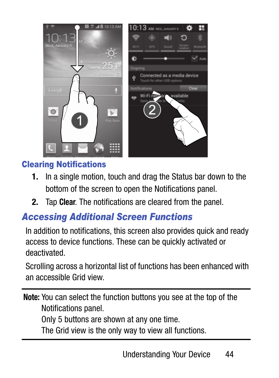 Accessing additional screen functions | Samsung SM-S975LZKATFN User Manual | Page 51 / 479