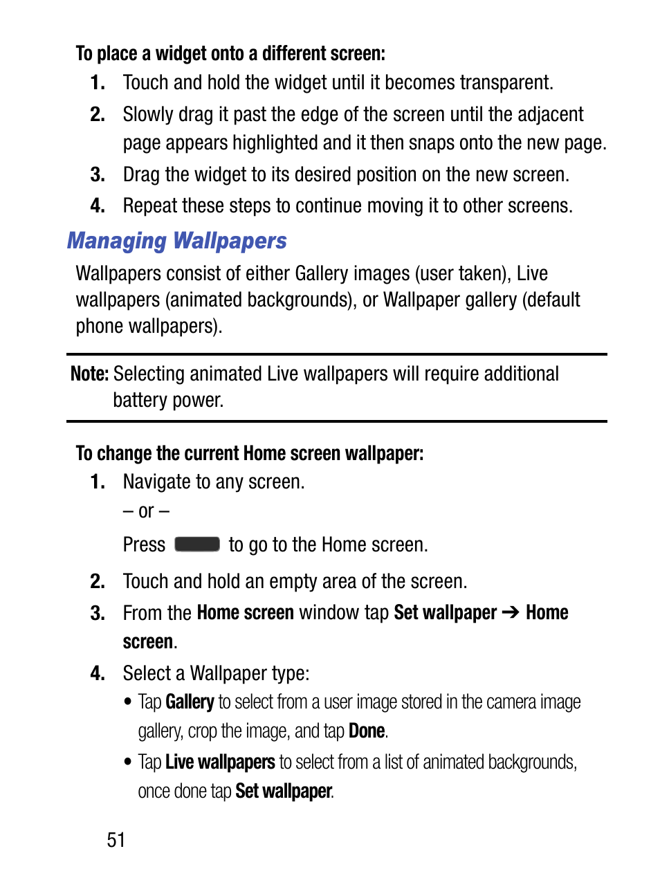 Managing wallpapers | Samsung SM-S975LZKATFN User Manual | Page 58 / 479