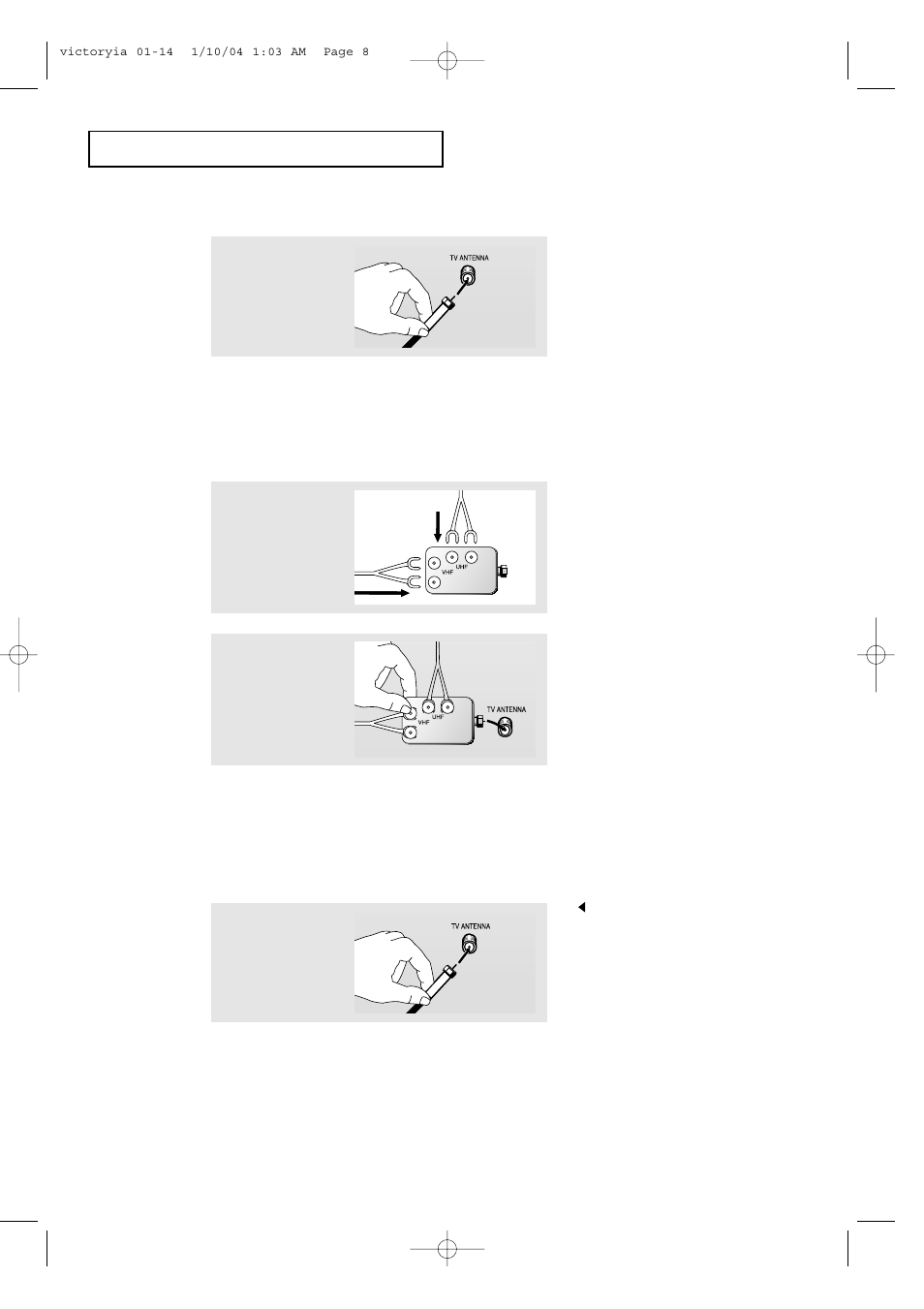 Connecting cable tv | Samsung LTP227WX-XAA User Manual | Page 11 / 73