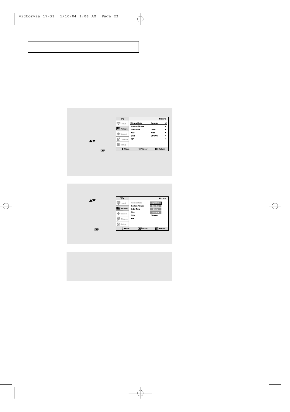 Using automatic picture settings | Samsung LTP227WX-XAA User Manual | Page 26 / 73