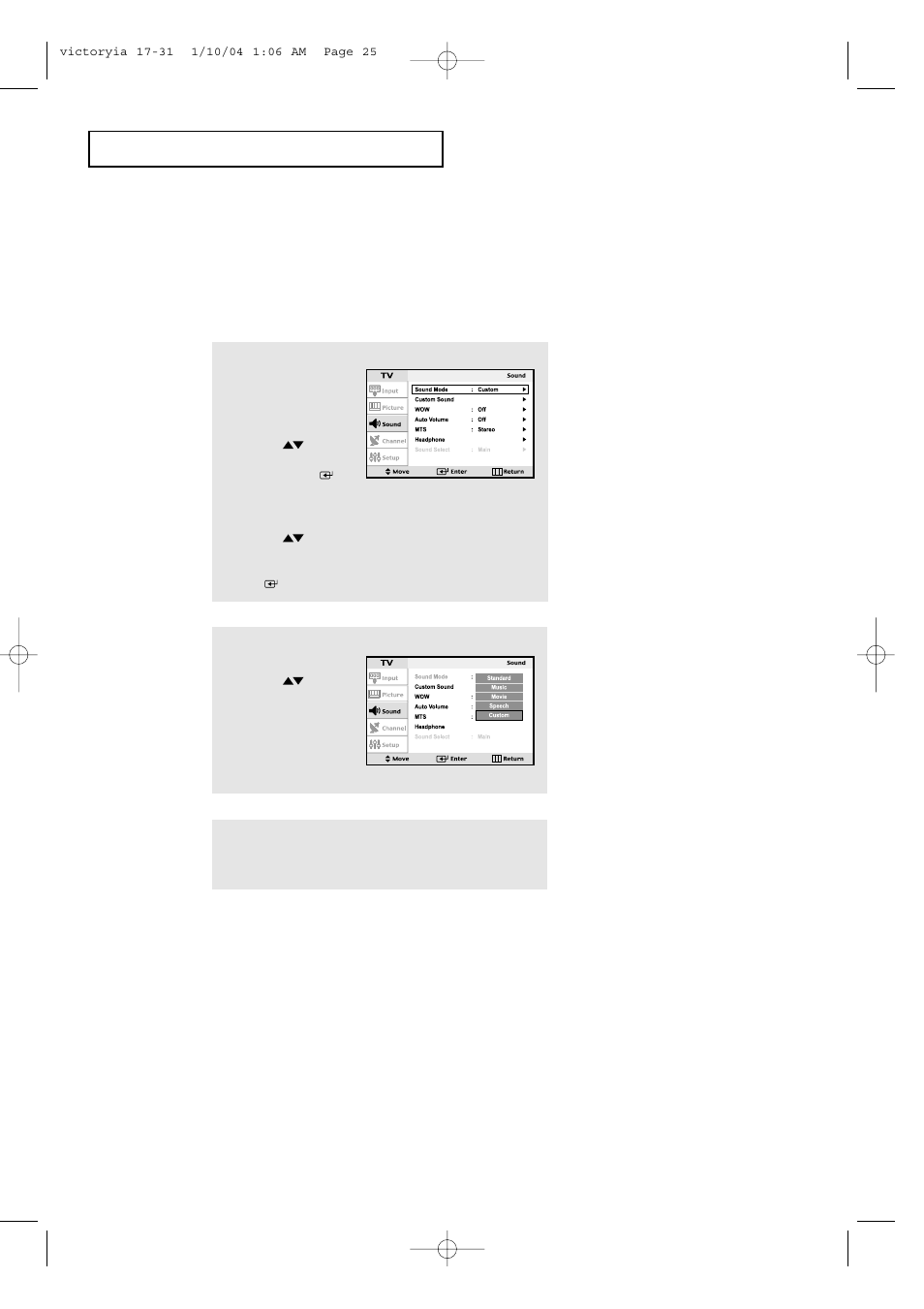 Using automatic sound settings | Samsung LTP227WX-XAA User Manual | Page 28 / 73