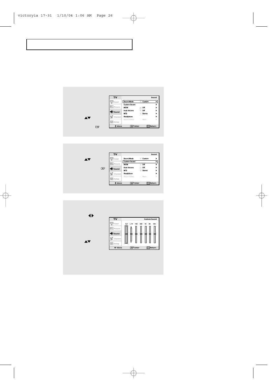 Customizing the sound | Samsung LTP227WX-XAA User Manual | Page 29 / 73