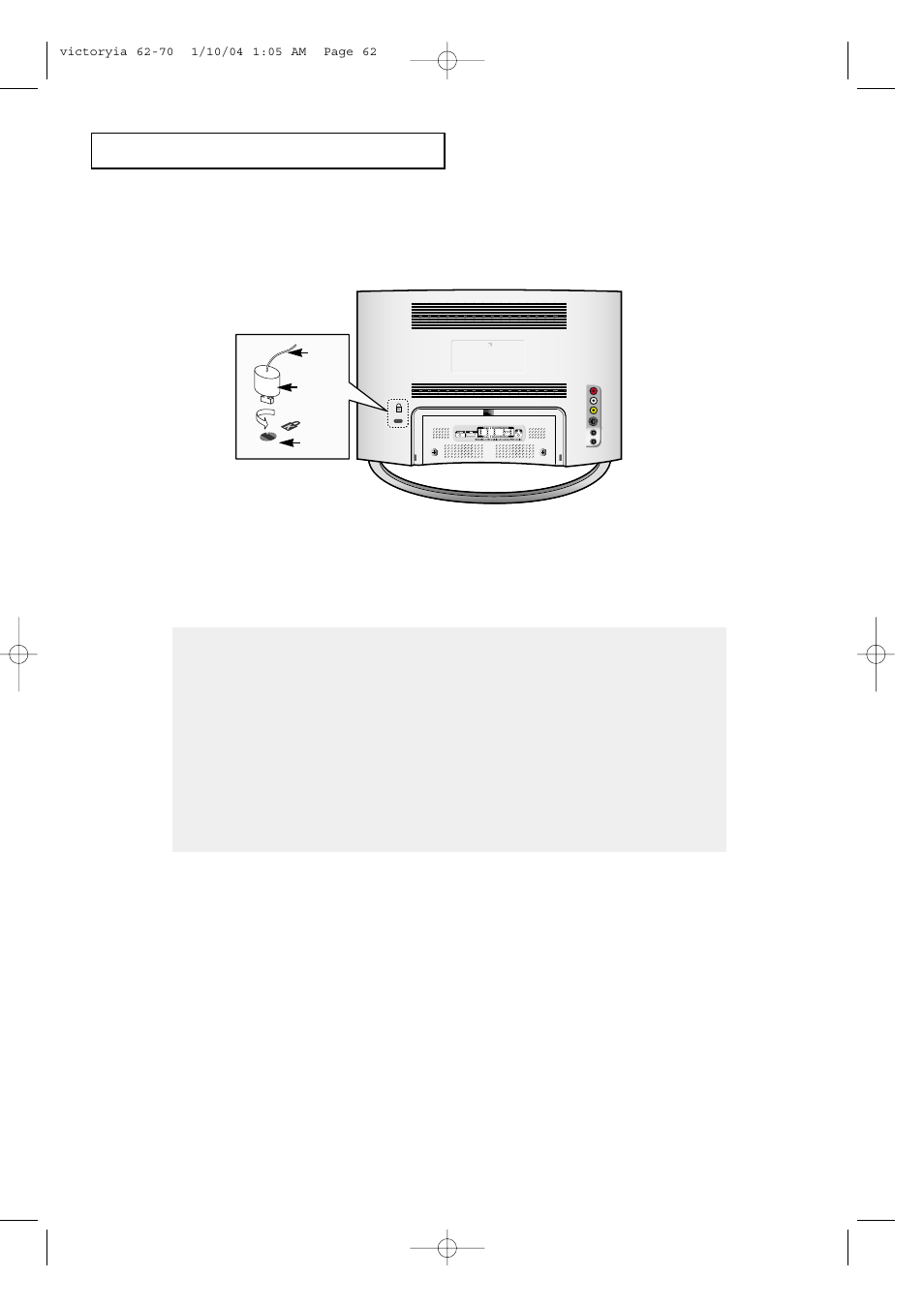 Using the anti-theft kensington lock | Samsung LTP227WX-XAA User Manual | Page 65 / 73