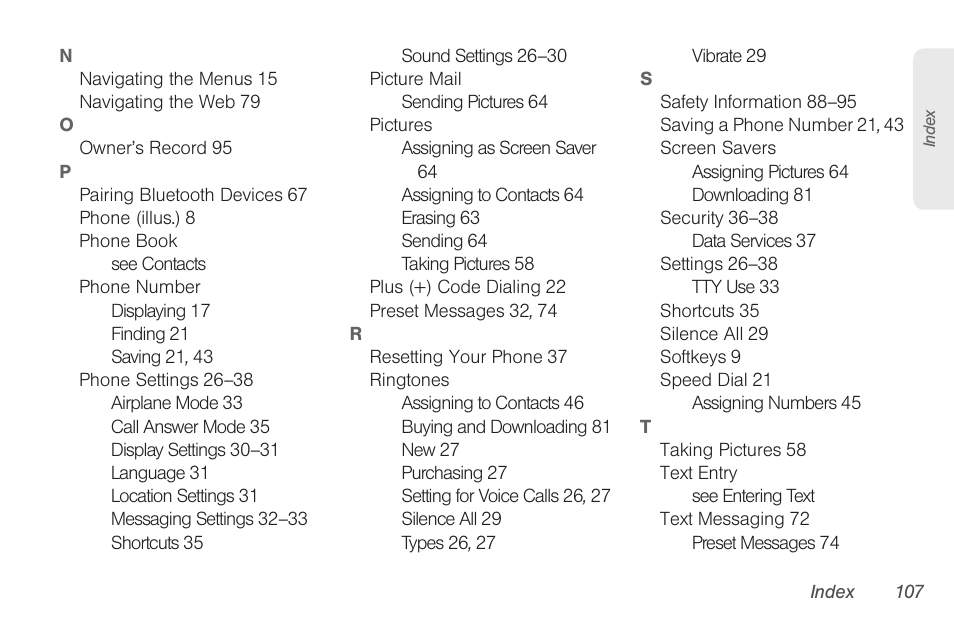 Samsung SPH-M260ZKABST User Manual | Page 112 / 113